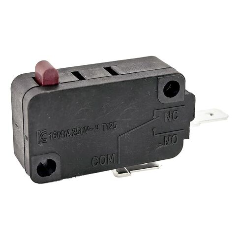 HK-14 Normally Open (NO) Micro Switch (2-Pack), 16A 125/250V AC 2-Pin Air Fryer Door Interlock Switch Compatible with Gourmia Ninja Insignia Instant Pot, Fixes Door Open Error & Start Failure in Saudi Arabia