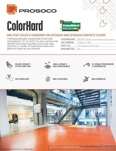 PROSOCO ColorHard | One-Step Color for Interior and Exterior Concrete Floors - Desert Sand in Kuwait