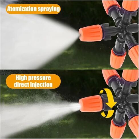 5-Nozzle 360° Rotating Sprinkler - Automatic Lawn & Garden Watering System in Kuwait