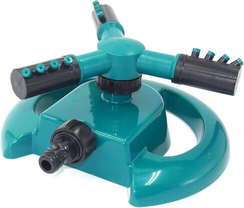 360° Automatic Rotating Sprinkler - Lawn & Garden Watering Nozzle with Full Coverage Spray in Kuwait
