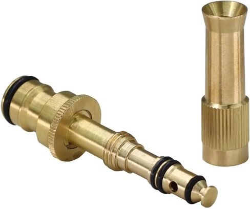 1pcs Brass Adjustable Spraygun - Multi-Purpose Garden & Car Wash Nozzle(90mm) in Kuwait