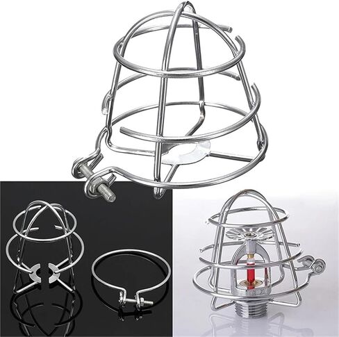 Automatic Fire Sprinkler Guard Cage - 7x8cm Deep Protective Shield for Fire Extinguishing Systems in Kuwait