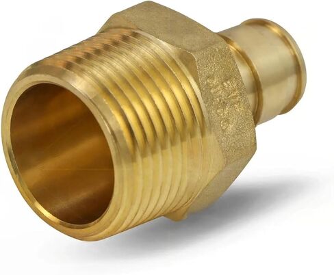 Pex-A 1/2"x 1/2" Male Threaded Adapter Expansion Fitting,F1960 Brass MIP Adapter in Saudi Arabia