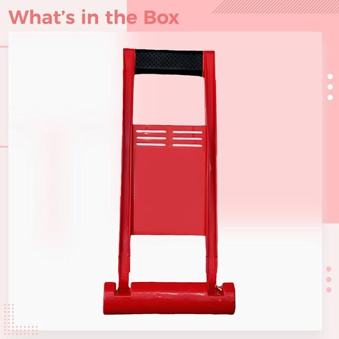 Plywood Carrier With Hook, Red Board Lifter, 176 Lbs Capacity Sheetrock Lift Panel Mover, Abs Drywall Carrier Handle, 6.5 X 14.6 In in Kuwait