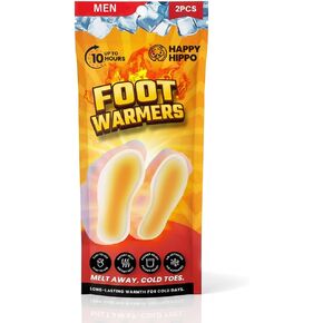Men's Foot Insole Warmers, Lasts 10hrs, Heats Fast, 2-3 Min Activation, Heated Feet Warmers, Camping, Hiking, Skating, Skiing, Hunting, Fishing; Blizzards, Cold Winter Nights in Kuwait