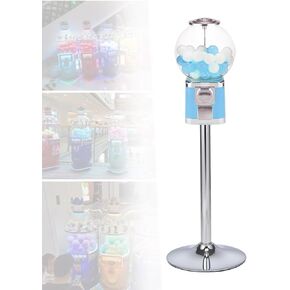 Coin-Operated Toy Capsule Dispenser Machine with Base, 200 Empty Capsules for Candy, Nuts, Gum & Prizes - Fun Interactive Vending for Kids & Parties in Kuwait