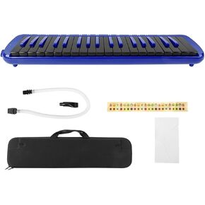 Melodica 37 Key Wind Musical Instrument Suitable for Beginner Practice Bag F37s (Blue) in Kuwait