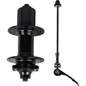 DH901YR 8/9/10-Speed Bicycle Rear Wheel Hub,6-Bolt Disc Brake,2 Sealed Bearings,M10*135mm OLD,14G*36H,HG Cassette Freehub,Quick-Release,Lightweight Aluminum,Black for MTB/Commuter/Touring Bikes in Kuwait