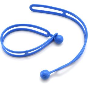 BluBird Rapid Tie Adjustable Strap, 15" Expandable Heavy Duty Indoor Outdoor Ball Ties Cord (UV Resistant, No Recoil Like Bungee Cord, Made in USA) - Black in Kuwait