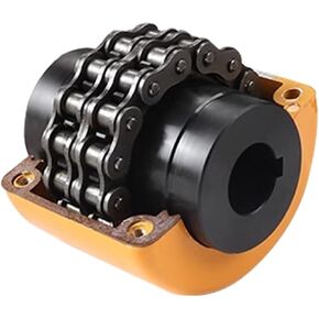 GL10020 28-110 Roller Gear Coupling Roller Chaining Coupler GL with Housing Gear 5018 Sprocket Connector High(GL10020 hole 64-64) in Kuwait