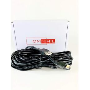 كابل OMNIHIL بطول 30 قدم عالي السرعة USB 2.0 متوافق مع طراز مشغل اللافتات Nixplay: NSP01 in Kuwait