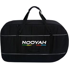 Folding Bike Travel Bag, Heavy Duty 840D Transport Bicycle Storage Bag with Strong Webbing for 26-29 in Mountain 700C Road Bike MTB, Portable Folding Cycling Bags Waterproof for Airplane Shipping in Saudi Arabia