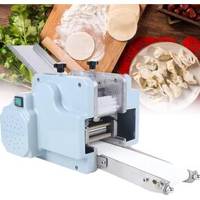 Automatic Dumpling Skin Maker, Electric Dough Processing Machine for Ravioli Wonton Wrapper, High Efficiency 40pcs/min in Kuwait