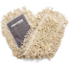 Professional Cut-End Dust Mop Head, Cotton, 24" x 5", White in Kuwait