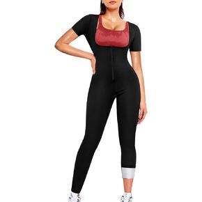 Junlan Sauna Suit Women - Waist Trainer for Women Belly Fat Sauna Shirt for Working Out in Kuwait