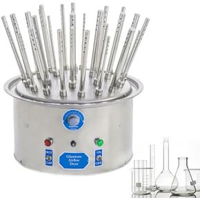 Labora Airflow Dryer, Stainless Steel 30-Hole Lab Equipment, Temperature Control 40-120℃, Ideal for Tubes & Beakers, 110V, Efficient Lab Drying Solution in Kuwait