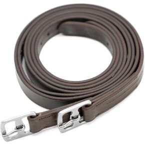 Jeffers Uniquely English Stirrup Leathers for Horses - Premium Leather, Adjustable, Durable, Comfortable, Numbered Holes for Easy and Precise Adjustment, Dressage Equestrian Essentials in Kuwait