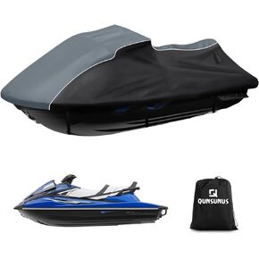 QUNSUNUS الغطاء التزلج على الماء لـ Yamaha FX Cruiser SVHO/HO/SHO 2012-2018 ، أغطية متمردة مع سستة ، جميعها غطاء Waverunner مع الأشرطة للرياح والشمس والأشعة فوق البنفسجية والغبار. in Kuwait