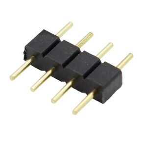 Fengpeng 10 قطعة/الوحدة 4 دبوس RGB موصل محول دبوس إبرة ذكر نوع مزدوج 4pin ، ل 5050 3528 LED قطاع أضواء ذاتية الصنع إدراج in Kuwait