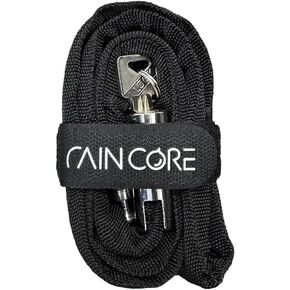 قفل كابل الدراجة بمفتاح من RAINCORE - كابل أمان من الألياف المركبة خفيف الوزن ومقاوم للقطع - قفل دراجة شديد التحمل مضاد للسرقة - 59 بوصة (150 سم)، 0.45 رطل - براءة اختراع في كوريا (59 بوصة) in Kuwait