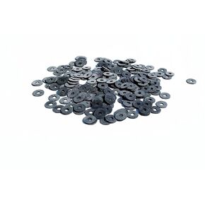 250-Pack Neoprene Flat Rubber Washers - 3/4" OD x 1/4" ID x 1/16" Thick - Round Seals for Hoses, Bolts, Plumbing, and Gasket Applications - Gasket Rings in Kuwait