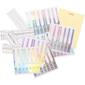 BESPORTBLE 2Sets Transparent Piano Keyboard Stickers for Key Electronic Organs Easy to Paste Decals for Beginners Non Fading Design for Piano Learners in Kuwait