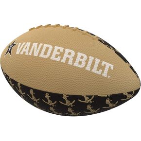 Logo Brands Vanderbilt Repeating Mini-Size Rubber Football in Kuwait