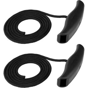 2pcs MKA-45 Trolling Motor Rope Handle Replacement for Minn Kota Maxxum & Edge, Heavy-Duty Nylon Lift & Release Rope with Ergonomic Handle (Black) in Kuwait
