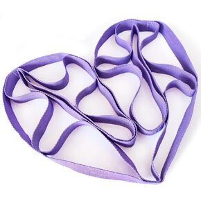 حزام يوجا قابل للتمدد مع حلقات من إيزيا، حزام يوجا غير مرن للعلاج الطبيعي وإعادة التأهيل المنزلي، حزام تمرين التنقل للبيلاتيس والرقص والجمباز in Kuwait