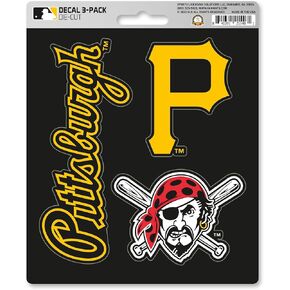 FANMATS 39346 Pittsburgh Pirates Decal 3-pk in Kuwait