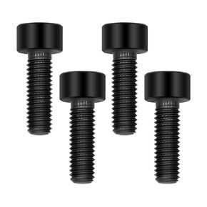 مسامير تيتانيوم M6x25 (4 قطع) - تصميم خفيف الوزن | مثالية للبيئات الرطبة/المالحة | مفتاح سداسي برأس المقبس بدون غسالة | مسامير MTB/دراجة نارية | الأزرق المحروق in Kuwait
