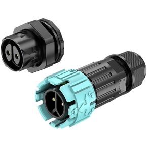 Waterproof aviation 2/3/4/5 core wire-to-board male-female plug-in m19 self-locking push-on connector(EW M19 2 core 5-8mm 20A) in Kuwait