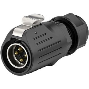 Male end locking wire panel type solder-free aviation EW-LP20 single hole formal 2-7 multi-core ip68 locking screw waterproof connector(EW-LP20S-2P 20A) in Kuwait