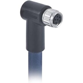 M8 connector 6pin A-code female elbow pre-cast IP67 aviation connector in Kuwait