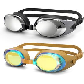 نظارات السباحة للأطفال من Dizywiee، نظارة سباحة مكونة من قطعتين للأطفال والأولاد والبنات من سن 6 إلى 15 عامًا in Kuwait