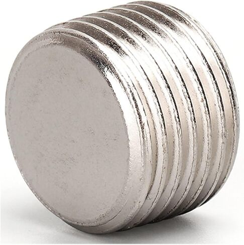Brass blanking cap,Hex brass cap, Copper Male Thread Brass Pipe Hex Head End Cap Plug Fitting Coupler Connector Adapter(Female Plug,3/4Inch) in Saudi Arabia