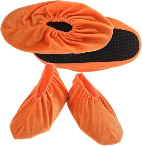 Toyvian 2 Pairs Bowling Shoe Covers Non Slip Protectors for Indoor Use Durable Lint Material for Home and Bowling Sports Supplies in Saudi Arabia