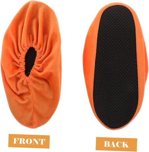 Toyvian 2 Pairs Bowling Shoe Covers Non Slip Protectors for Indoor Use Durable Lint Material for Home and Bowling Sports Supplies in Saudi Arabia