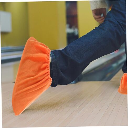 Toyvian 2 Pairs Bowling Shoe Covers Non Slip Protectors for Indoor Use Durable Lint Material for Home and Bowling Sports Supplies in Saudi Arabia