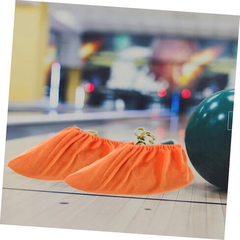 Toyvian 2 Pairs Bowling Shoe Covers Non Slip Protectors for Indoor Use Durable Lint Material for Home and Bowling Sports Supplies in Saudi Arabia