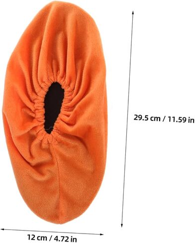 BESTonZON زوجان من أغطية واقي أحذية البولينج، تصميم قابل للغسل وغير قابل للانزلاق للاستخدام الداخلي، متين يمنع العرق، بطانة مريحة، معدات البولينج الأساسية للبالغين، ذهبي in Saudi Arabia