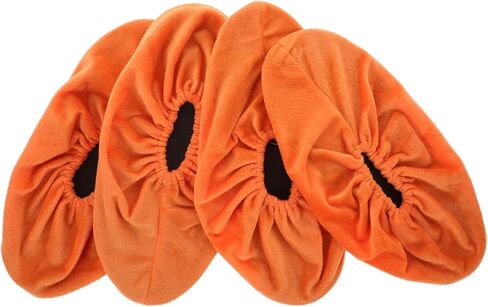 Kisangel Bowling Shoe Covers Reusable Lint Fabric Enhanced Grip Non-Slip Washable 2-Pair Set for Indoor Use for Bowling Accessories in Saudi Arabia