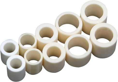 Alumina Ceramic Tube Inner Diameter 6mm Pack of 10 OD10-12mm Length11-12mm(OD10mm Length11mm) in Kuwait