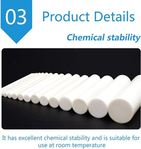 99% Alumina Ceramic Rod 1650°C Beige 15cm X 2mm in Kuwait