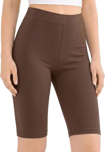 Lilax Girls' High Waisted Biker Shorts Dance Gymnastics Shorts for Kids in Saudi Arabia