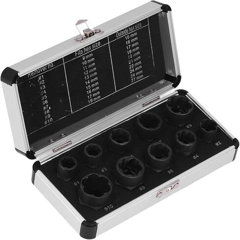 Nut Remover Set Broken Lug Bolt Extractor Hex Tool for Multiple Sizes in Saudi Arabia