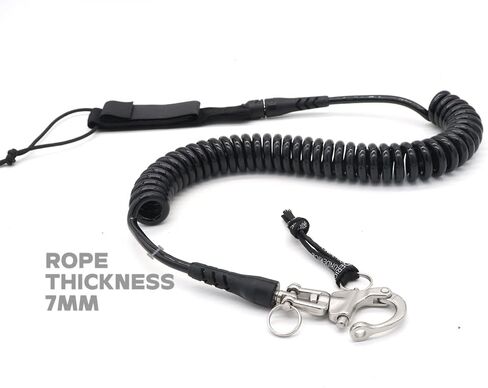 Surf Leash Quick Release Waist Belt for Paddle Boards, 10 ft Coiled Leash for SUP, Adjustable & Lightweight in Saudi Arabia