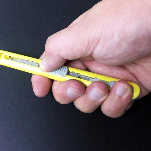 NT Cutter ABS Grip 30-Degree Multi-Blade Cartridge Knife (A-553P),Yellow in Kuwait