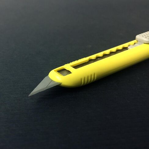 NT Cutter ABS Grip 30-Degree Multi-Blade Cartridge Knife (A-553P),Yellow in Kuwait