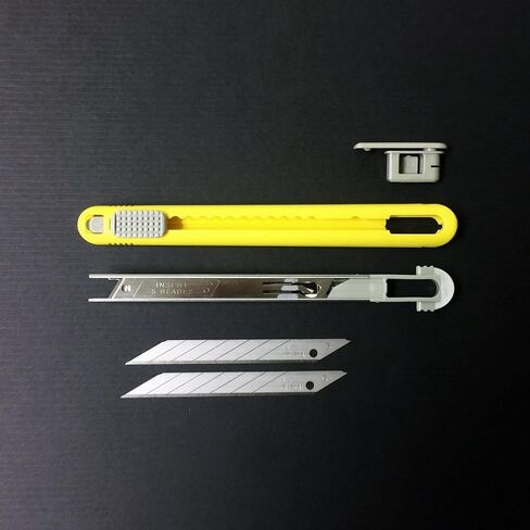 NT Cutter ABS Grip 30-Degree Multi-Blade Cartridge Knife (A-553P),Yellow in Kuwait